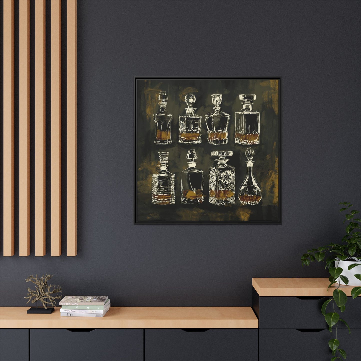 The Good Pour - Gallery Wrapped Canvas with Frame