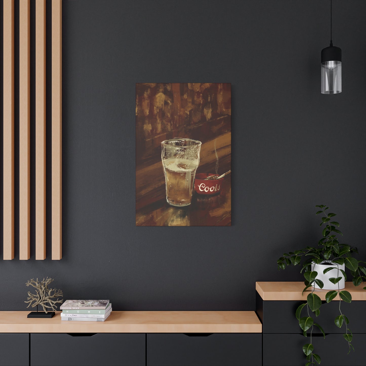 One for the Road Canvas Wall Decor