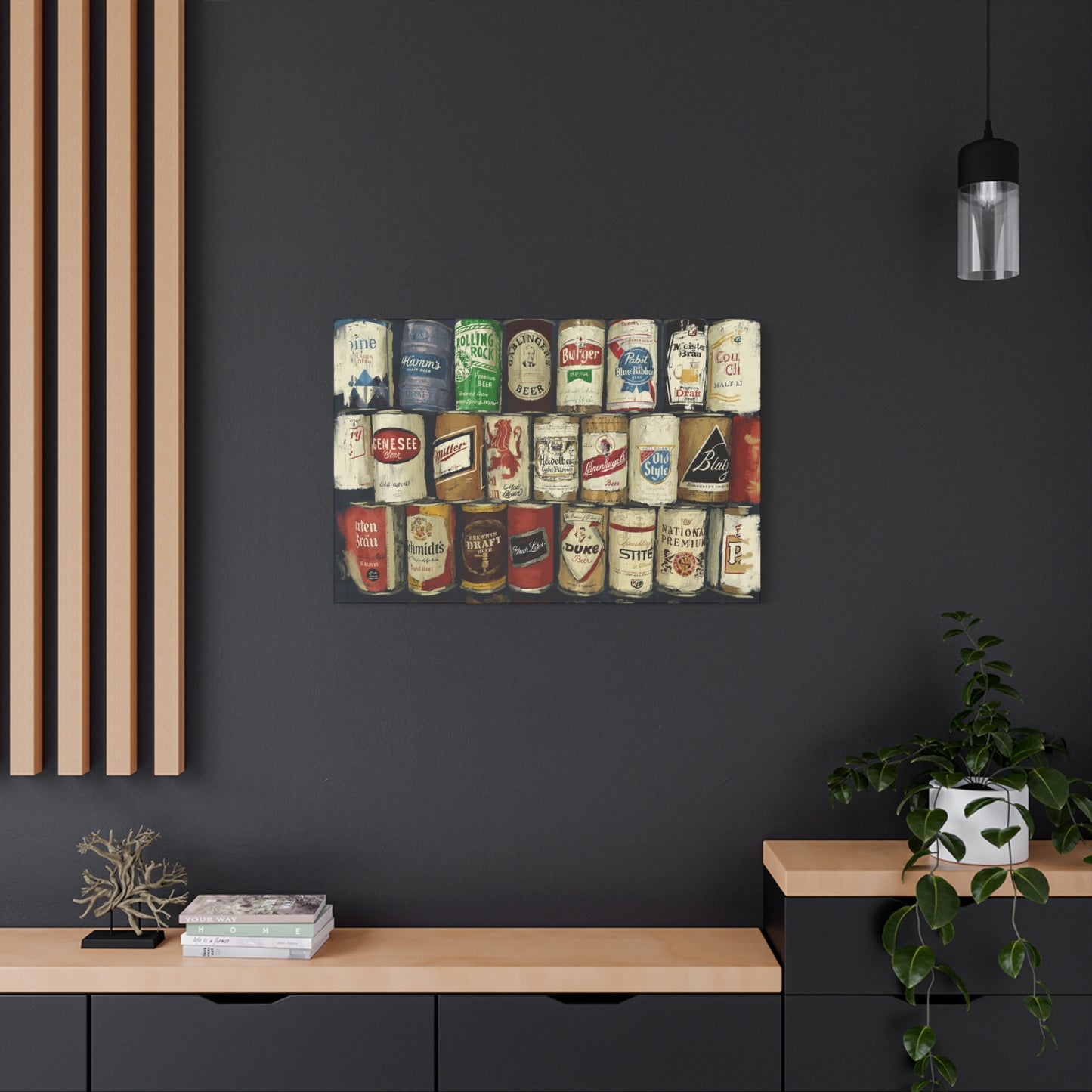 Wall of Brews Matte Canvas