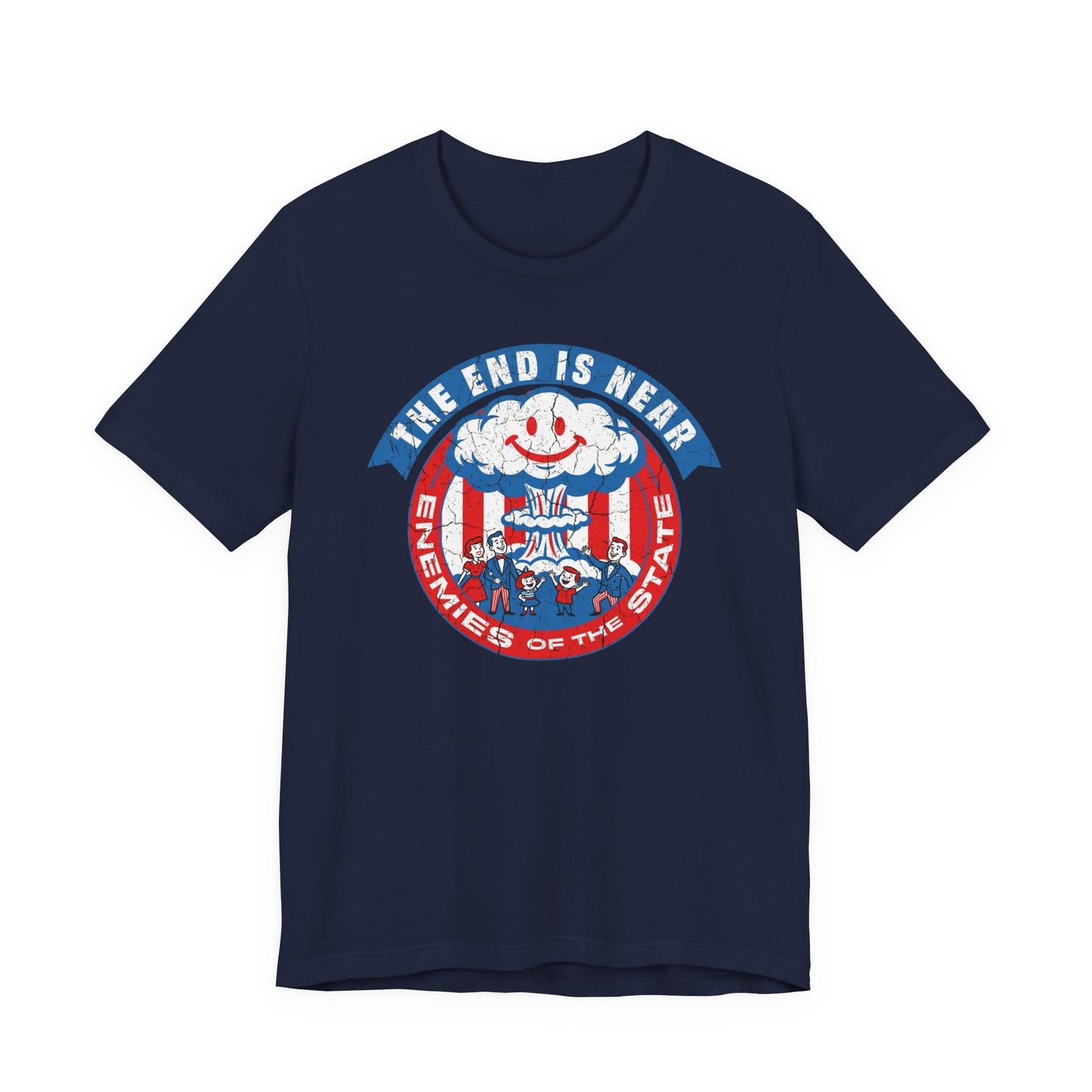 “The End Is Near” Retro Nuclear Cartoon Tee