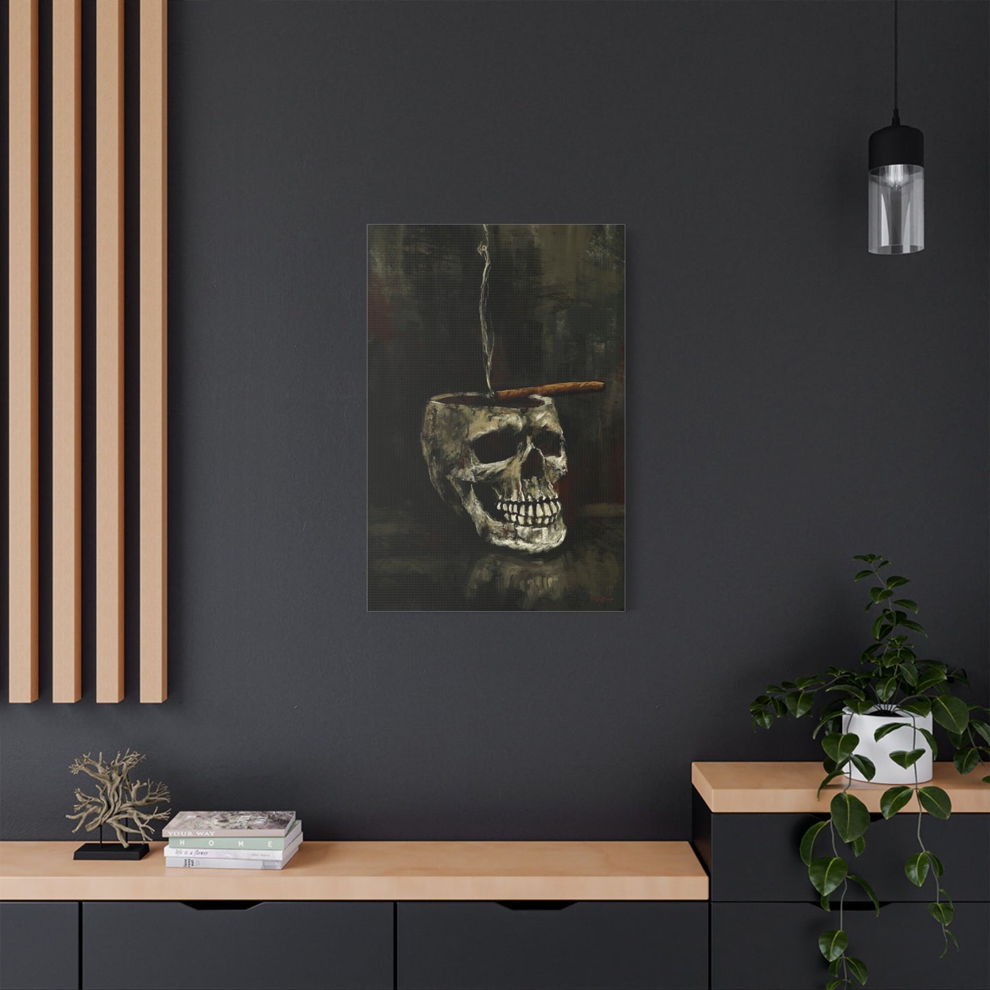 Evening Ritual - Satin Canvas Print