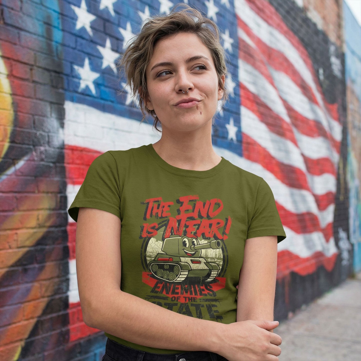 Cartoon Tank Tee