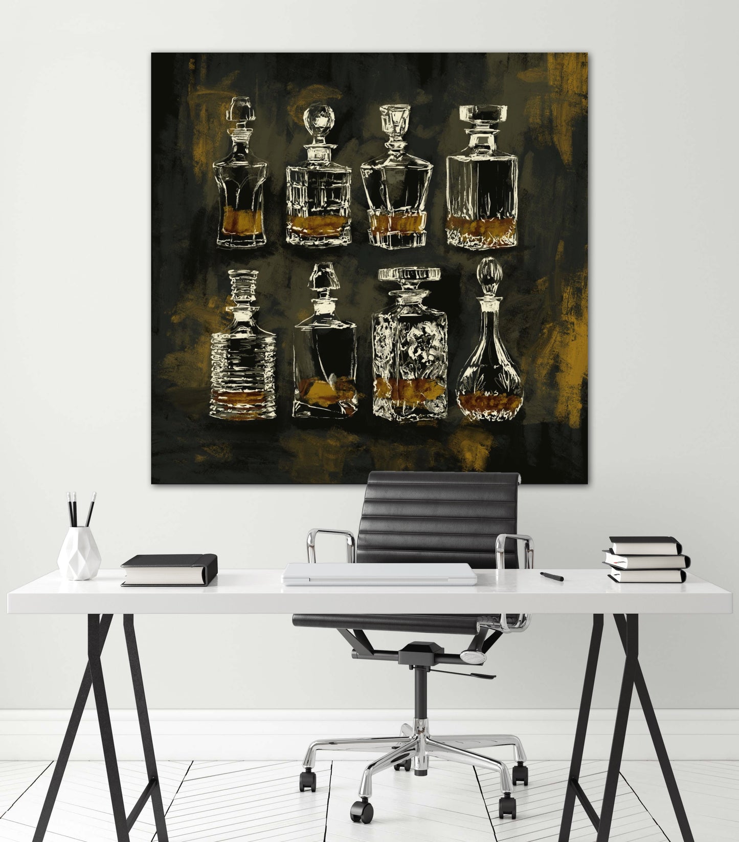 The Good Pour Whiskey Art Canvas