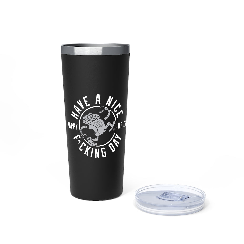 Happy F'ing Robot 22 oz. Tumbler