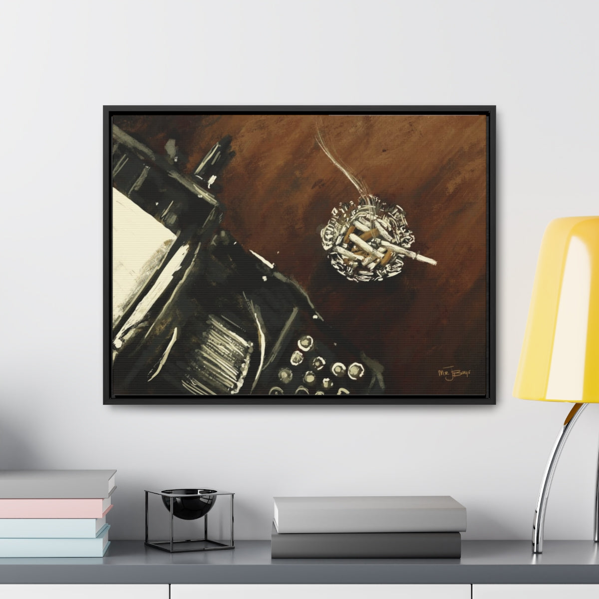 Midnight Inspiration - Gallery Wrapped Canvas with Black Frame