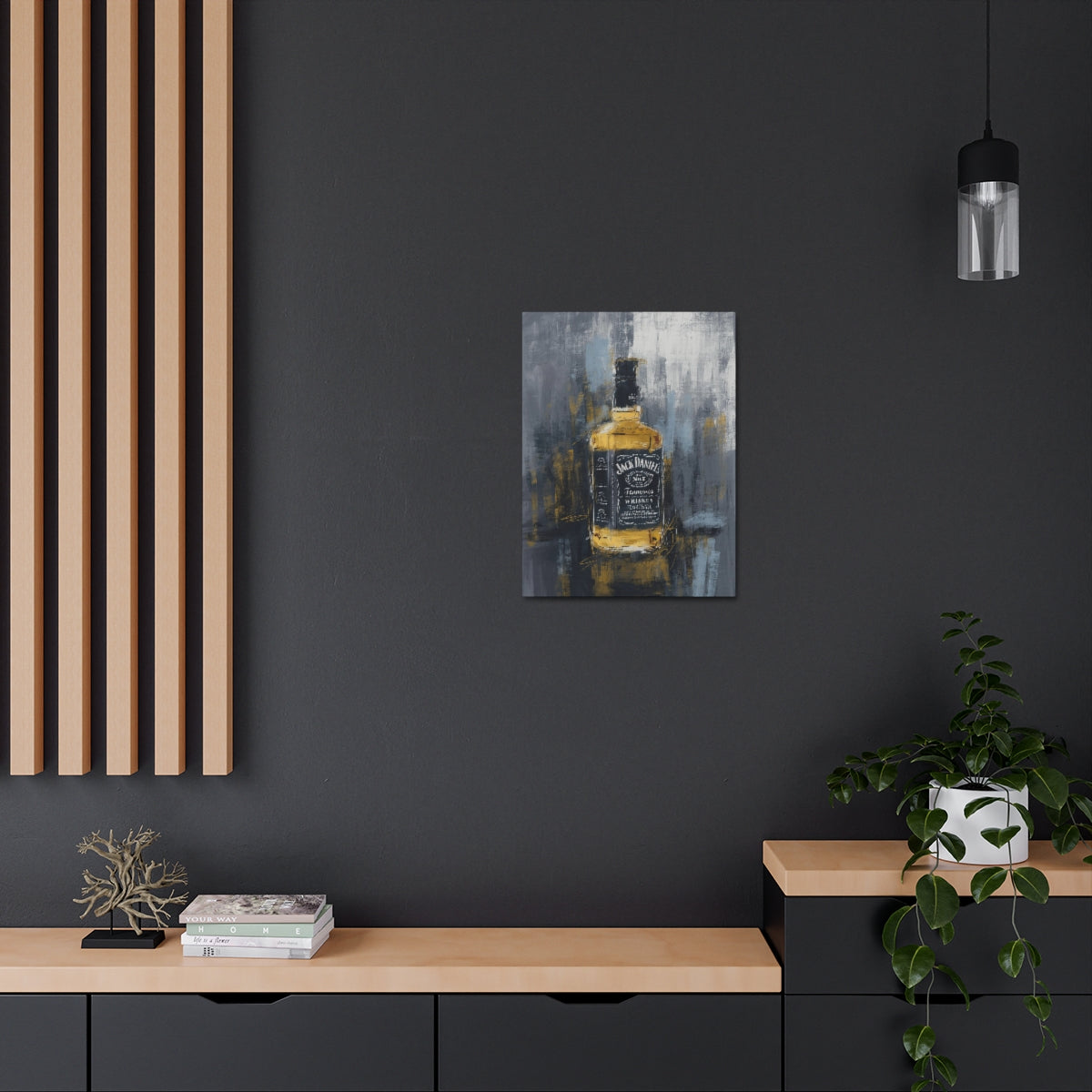 Tennessee Whiskey - Satin Canvas Print