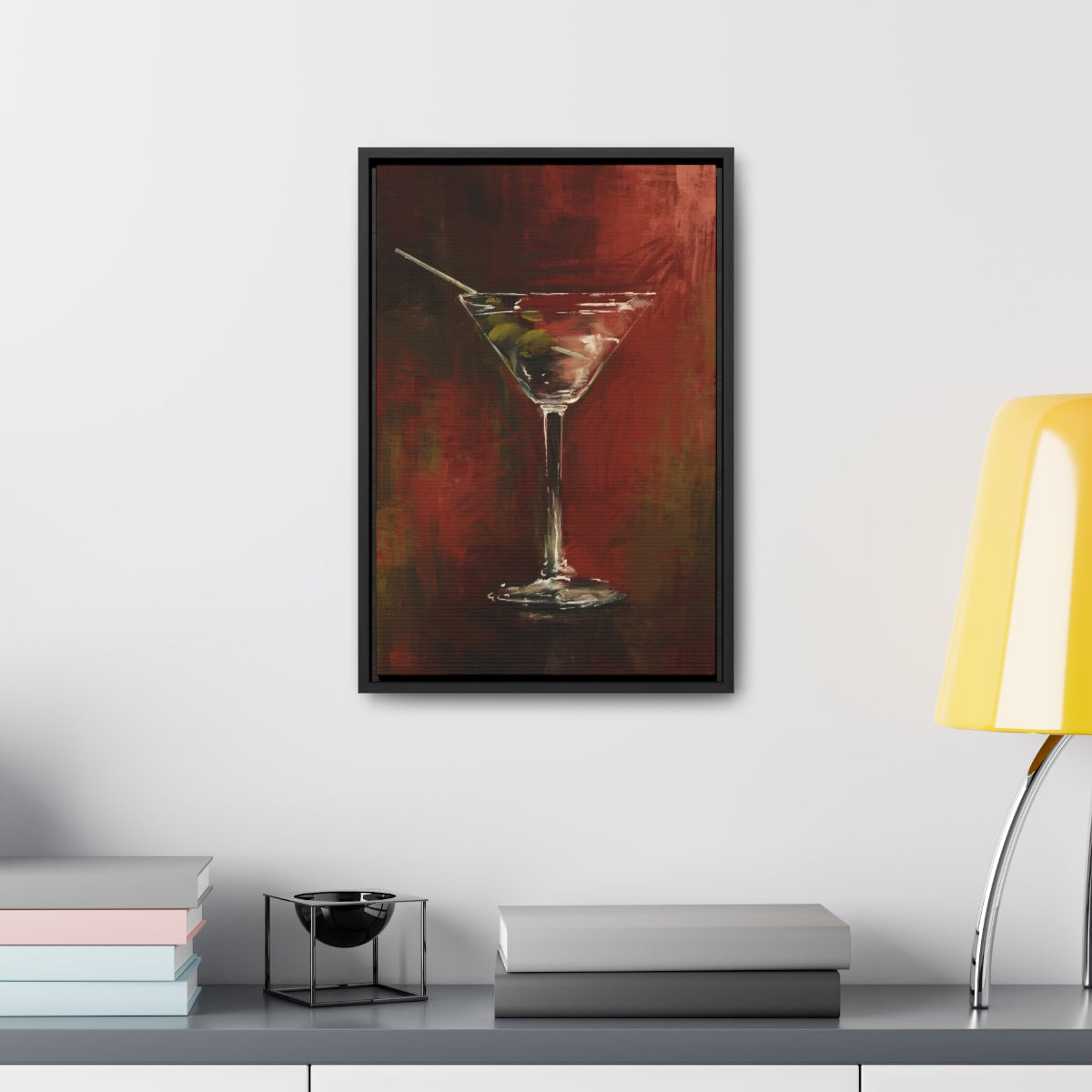 Martini Time - Satin Canvas Print