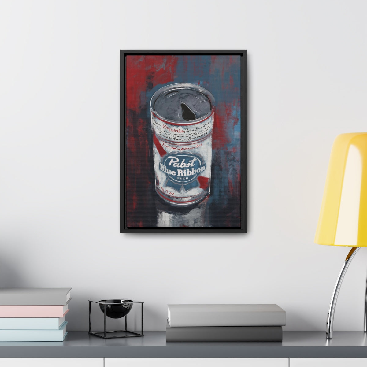 Blue Collar Brew - Gallery Wrapped Print with Black Frame