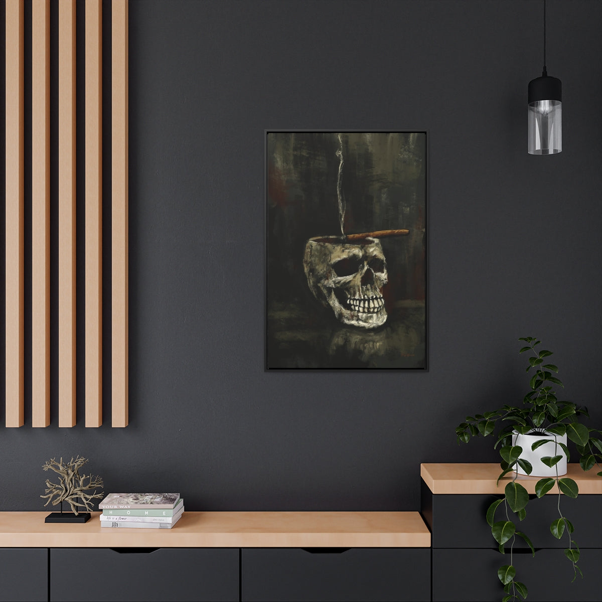 Evening Ritual -Framed Canvas