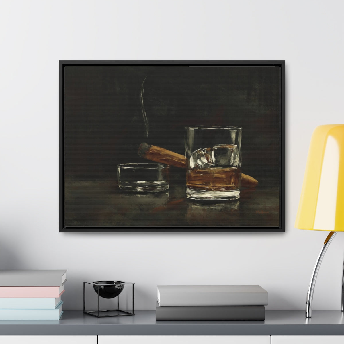 Nightcap Mood - Satin Canvas