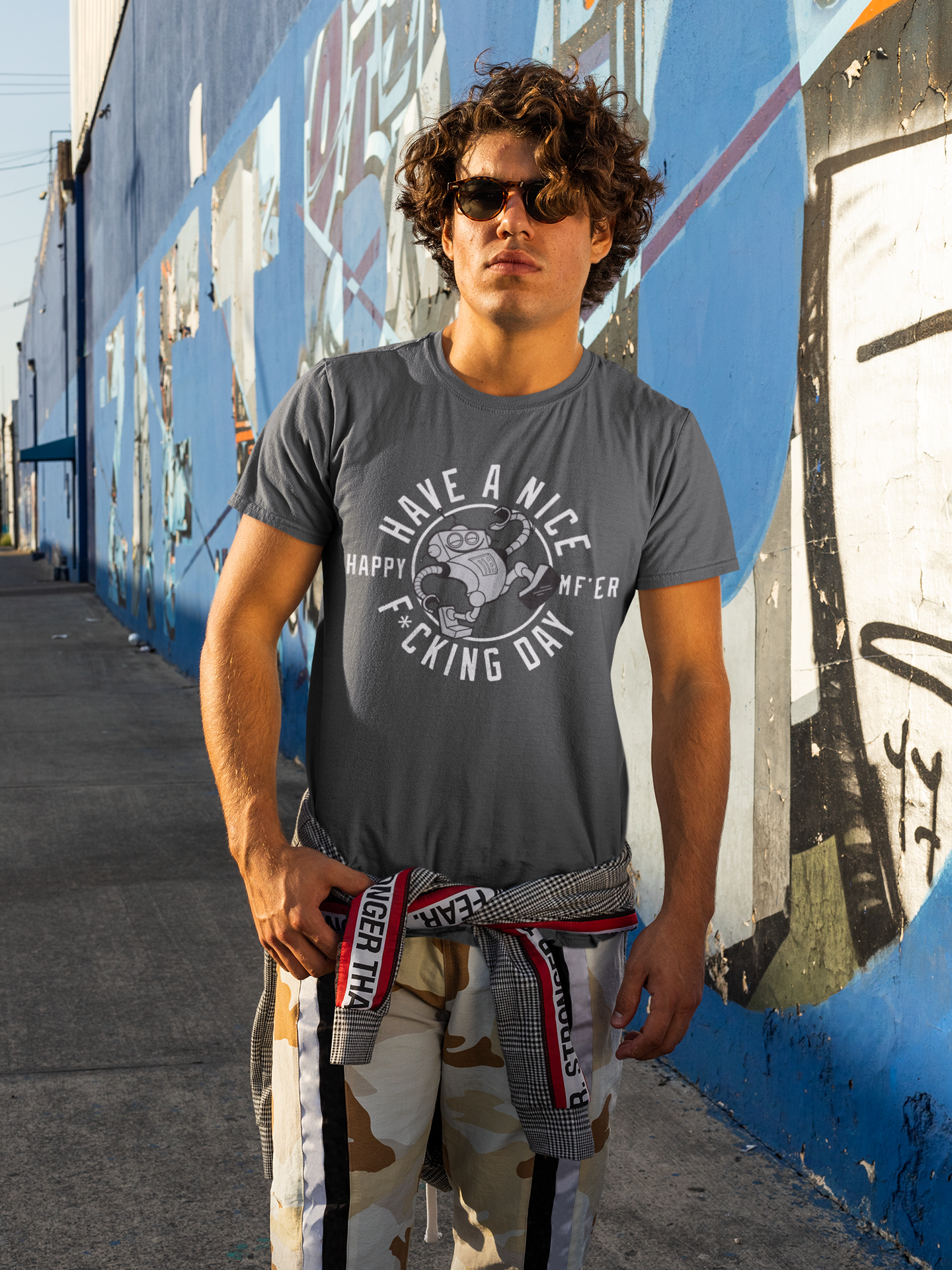 Happy Effing Robot Tee