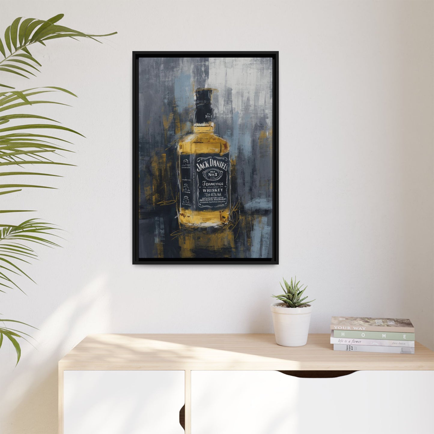 Tennessee Whiskey - Gallery Wrapped Print with Black Frame