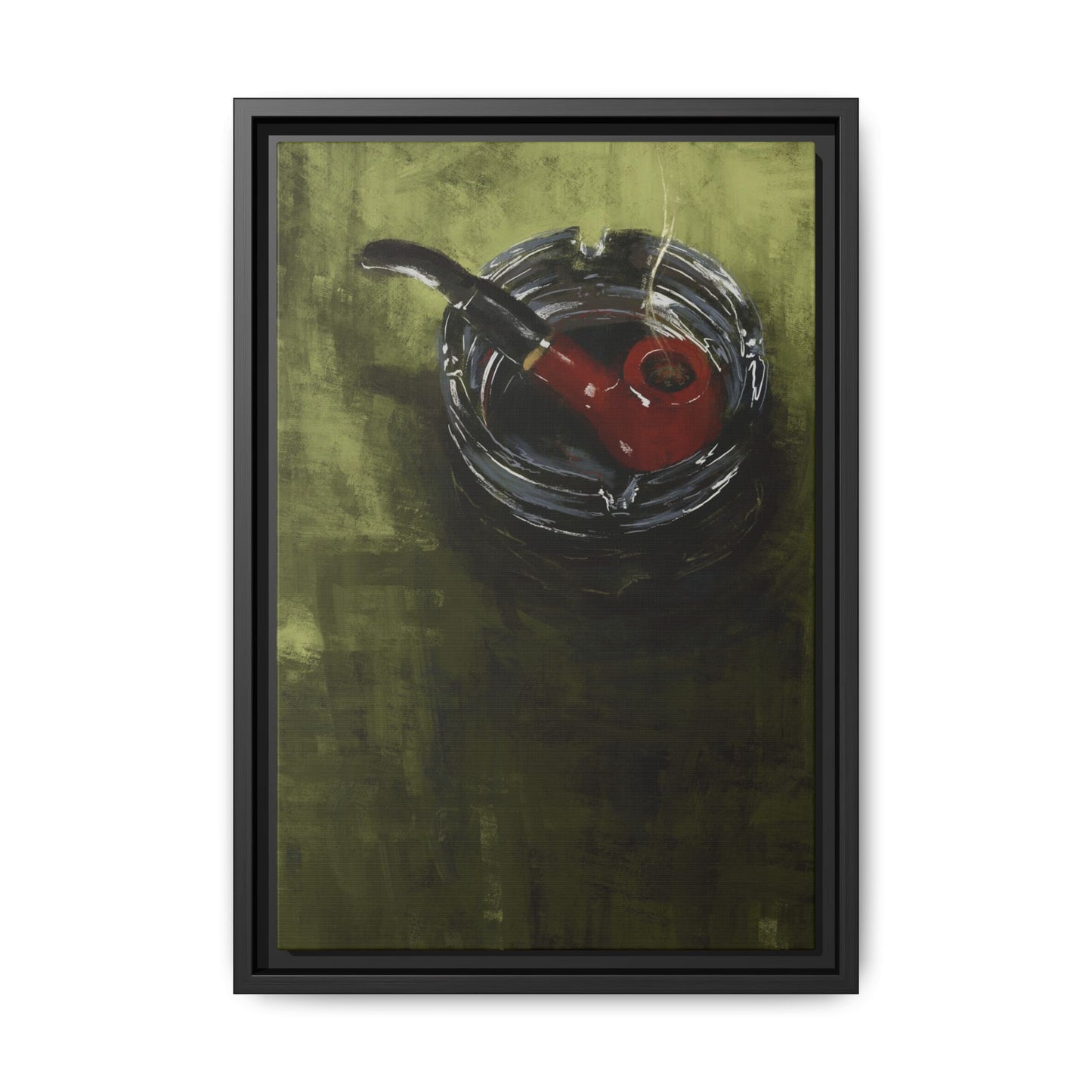 The Quiet Corner -  Gallery Wrapped Print with Black Frame