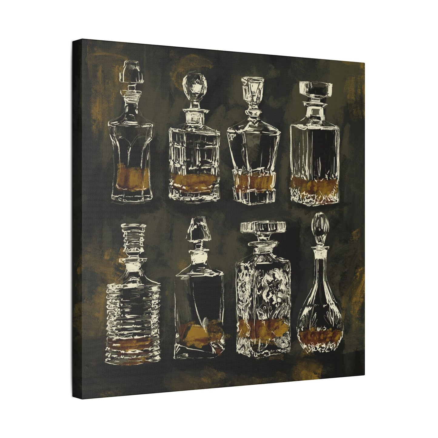 The Good Pour Whiskey Art Canvas