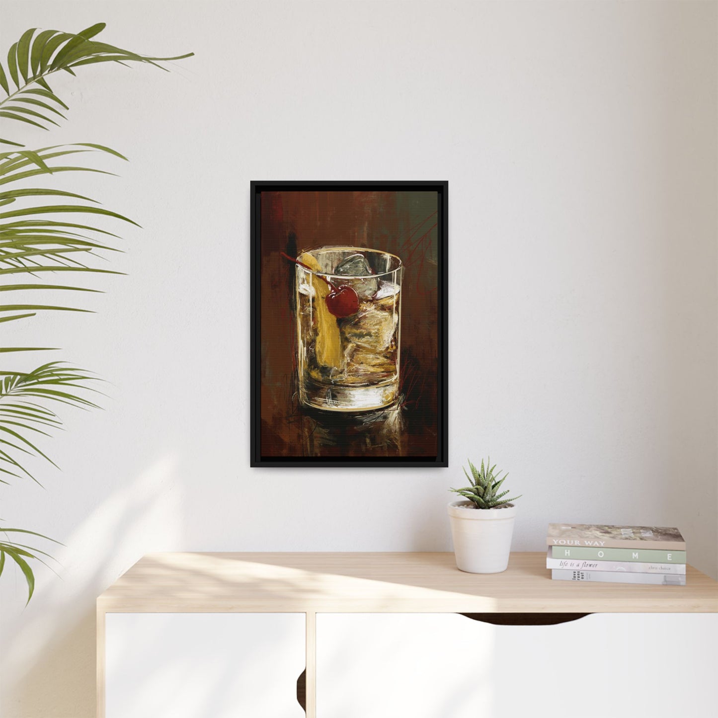 Old Fashion -  Gallery Wrapped Print with Black Frame