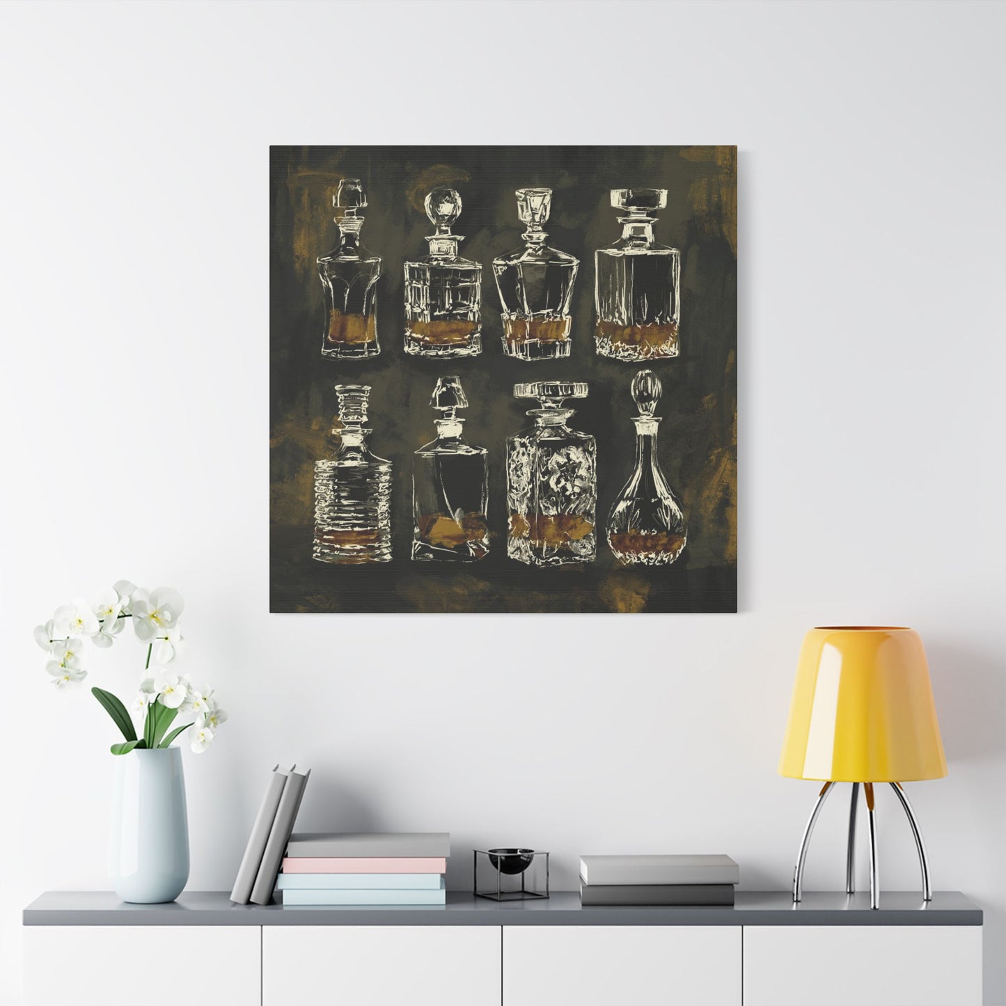 The Good Pour Whiskey Art Canvas