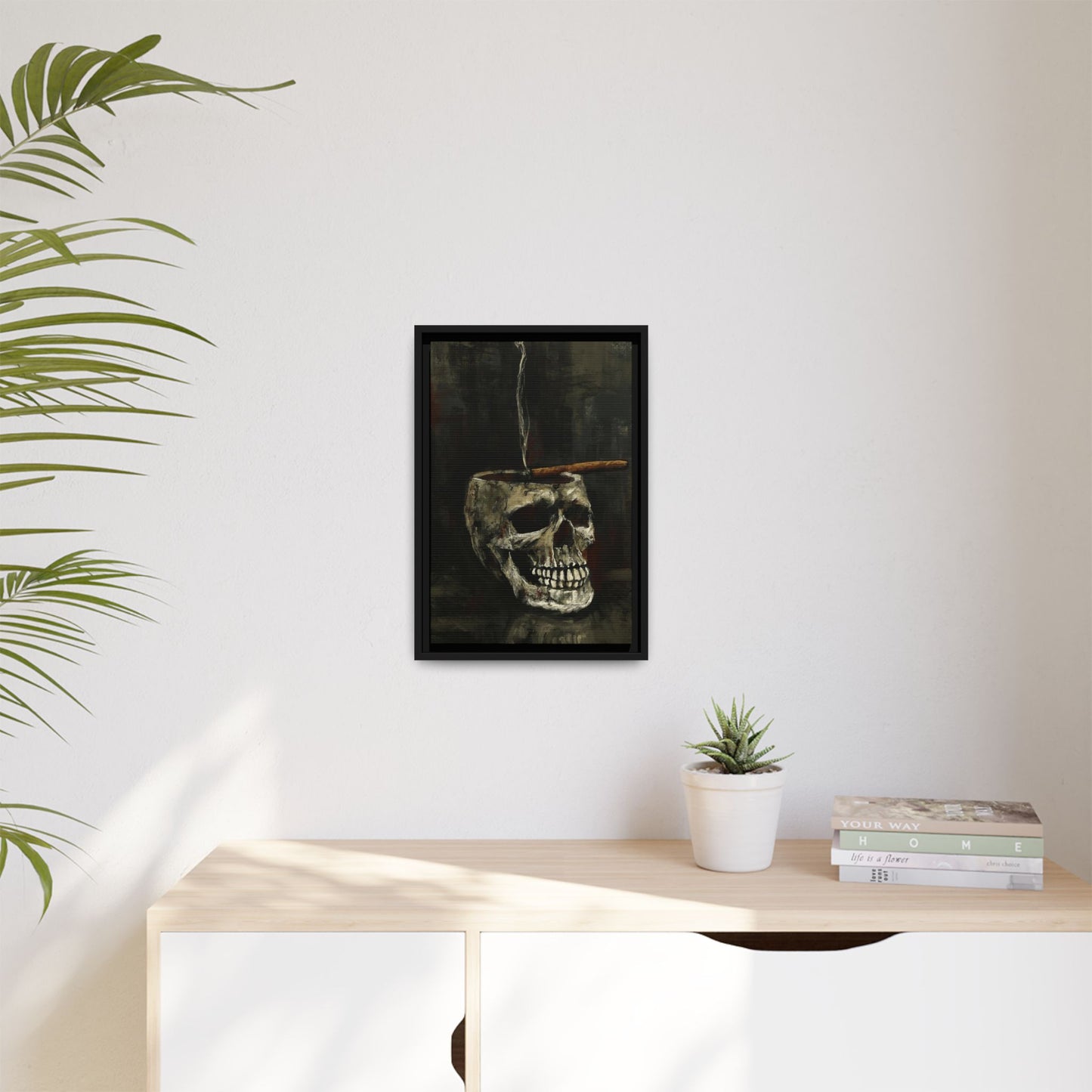 Evening Ritual -  Gallery Wrapped Print with Black Frame