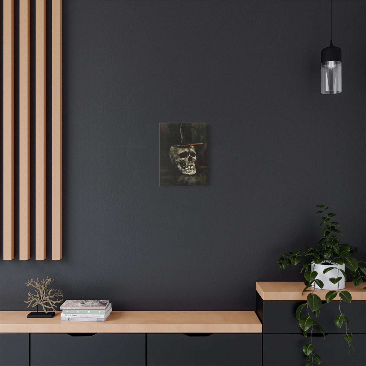 Evening Ritual - Satin Canvas Print