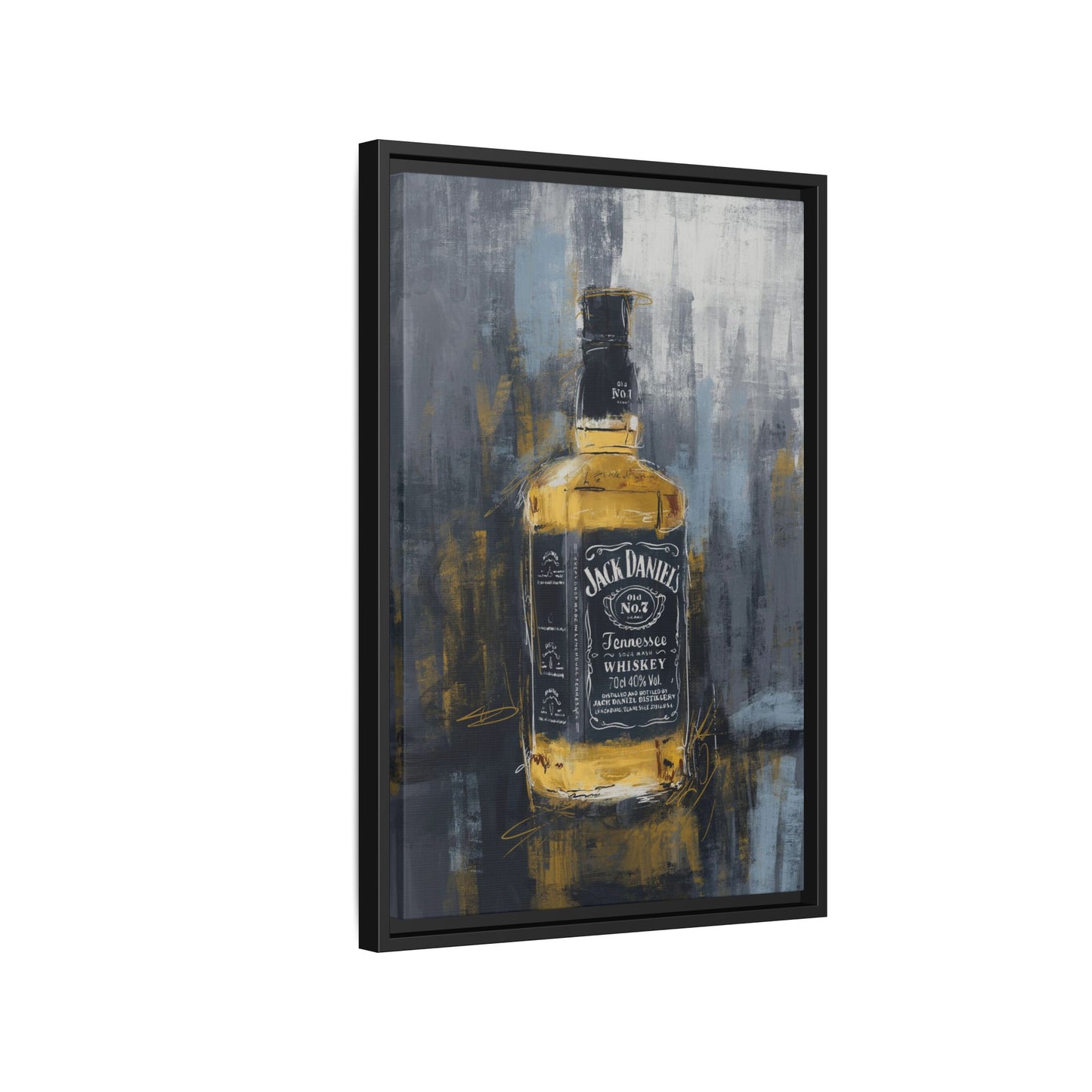 Tennessee Whiskey - Gallery Wrapped Print with Black Frame
