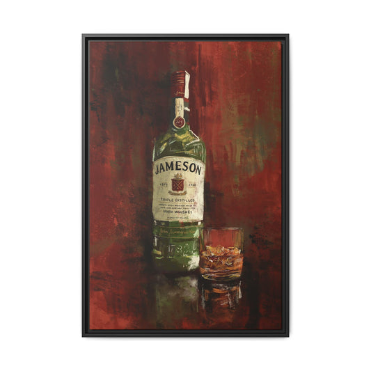 Neat & Cold – Gallery Wrapped Print with Black Frame