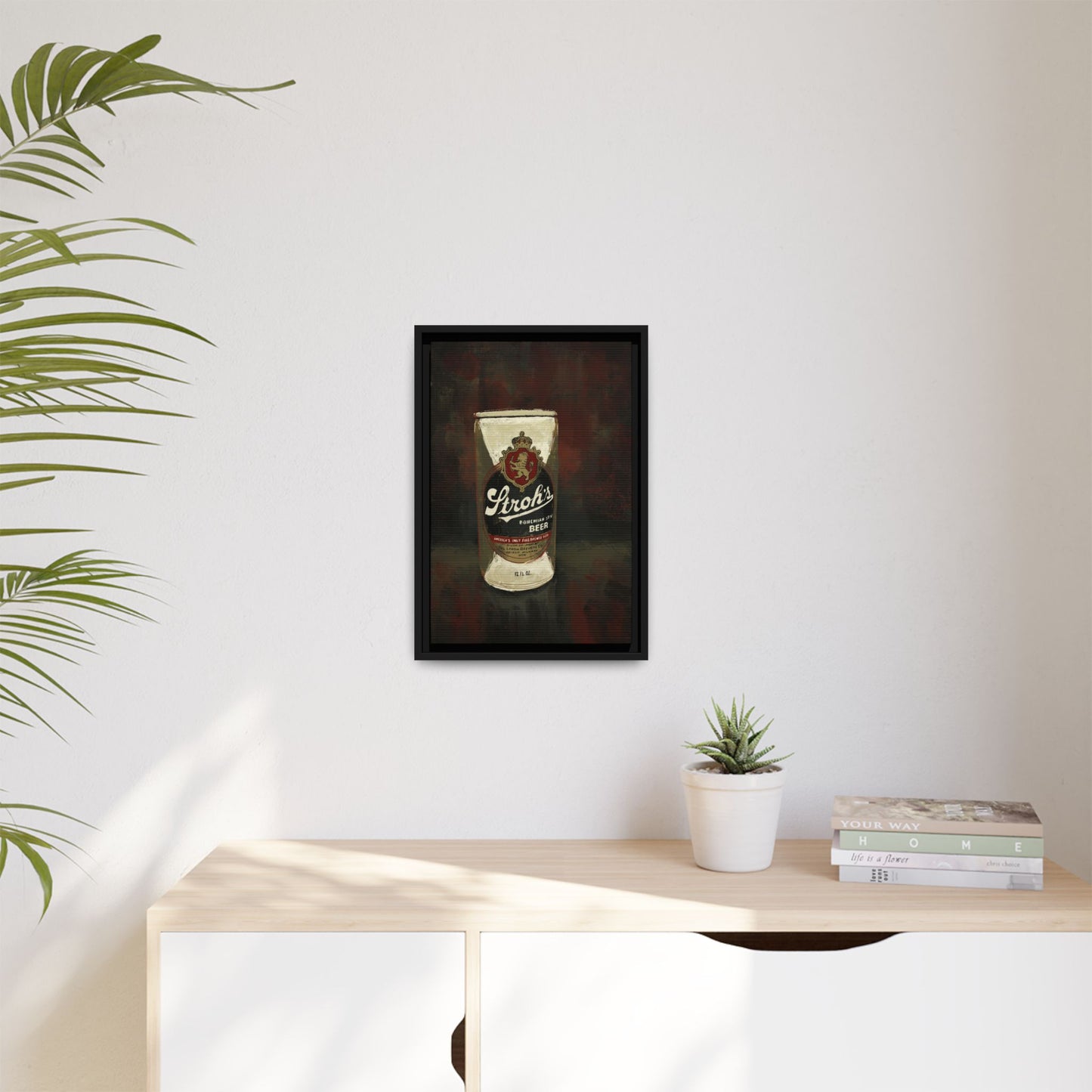 Detroit Classic Can - Gallery Wrapped Print with Black Frame