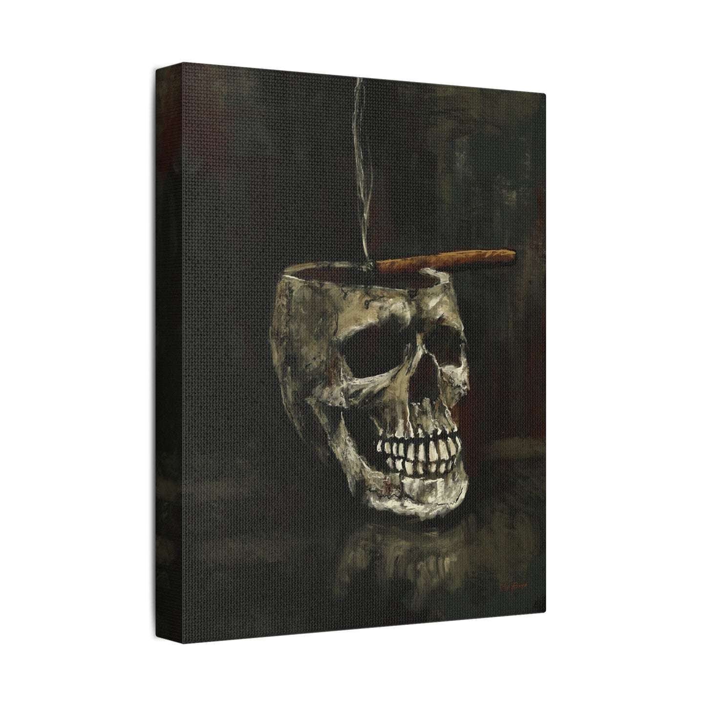 Evening Ritual - Satin Canvas Print