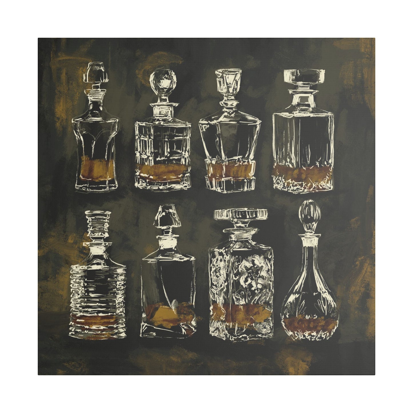 The Good Pour Whiskey Art Canvas