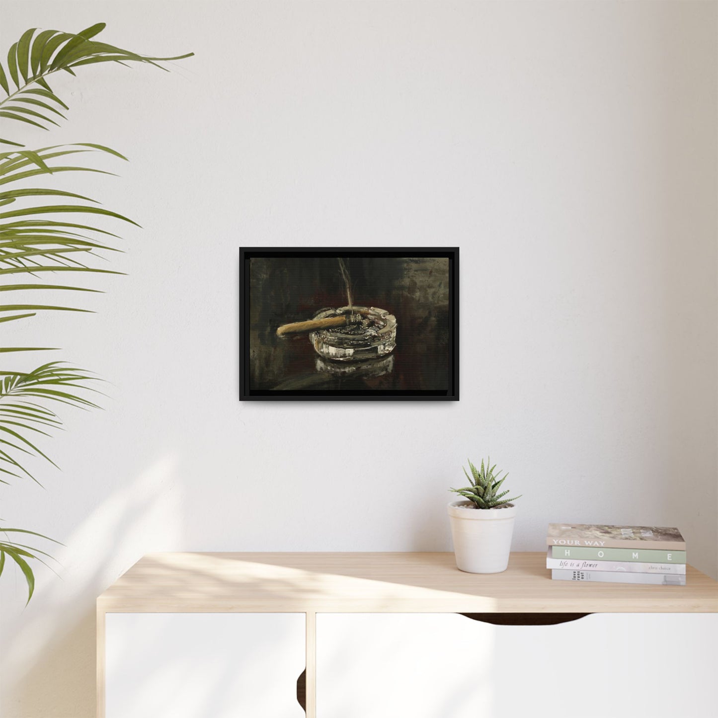Deep in Contemplation - Gallery Wrapped Canvas with Black Frame