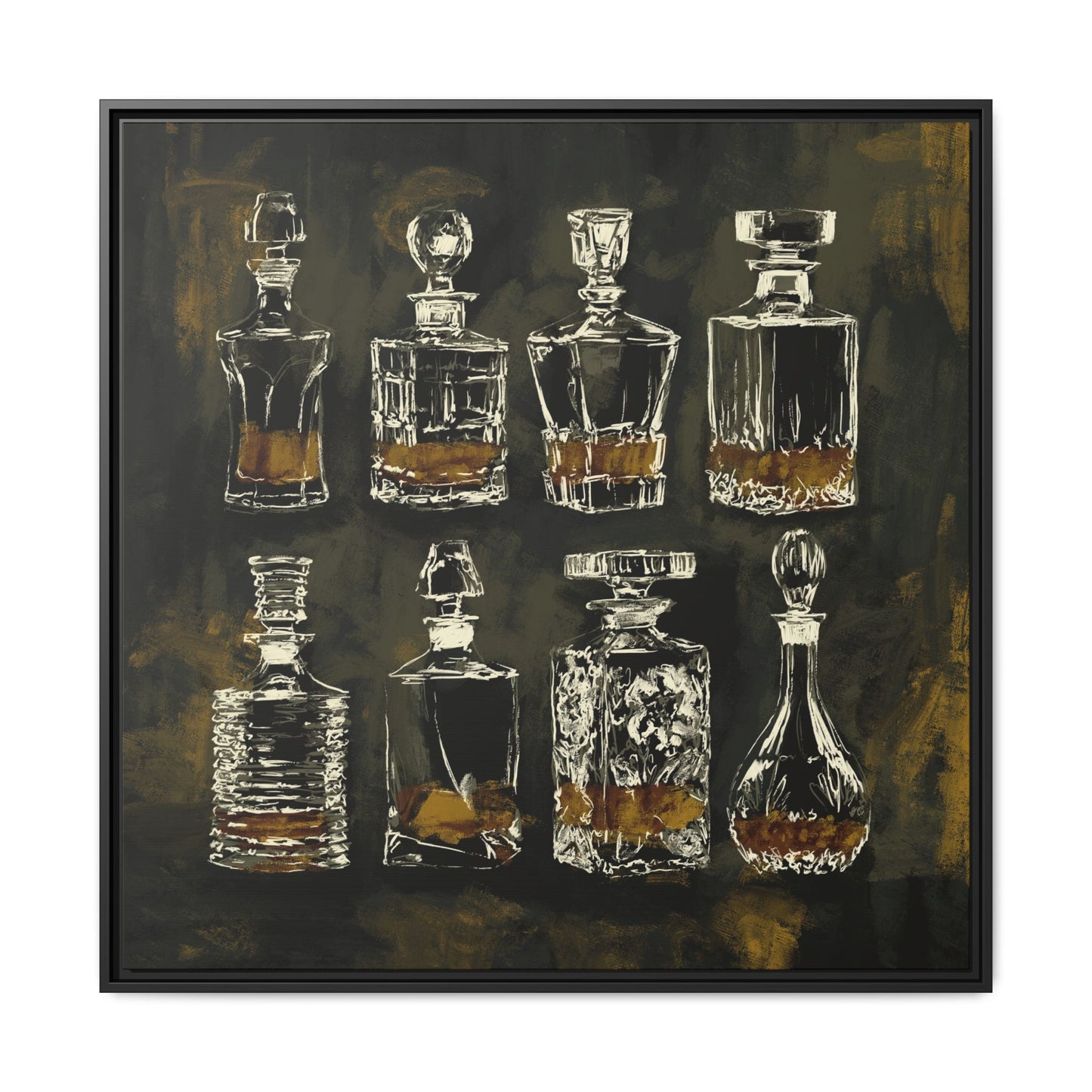 The Good Pour - Gallery Wrapped Canvas with Frame