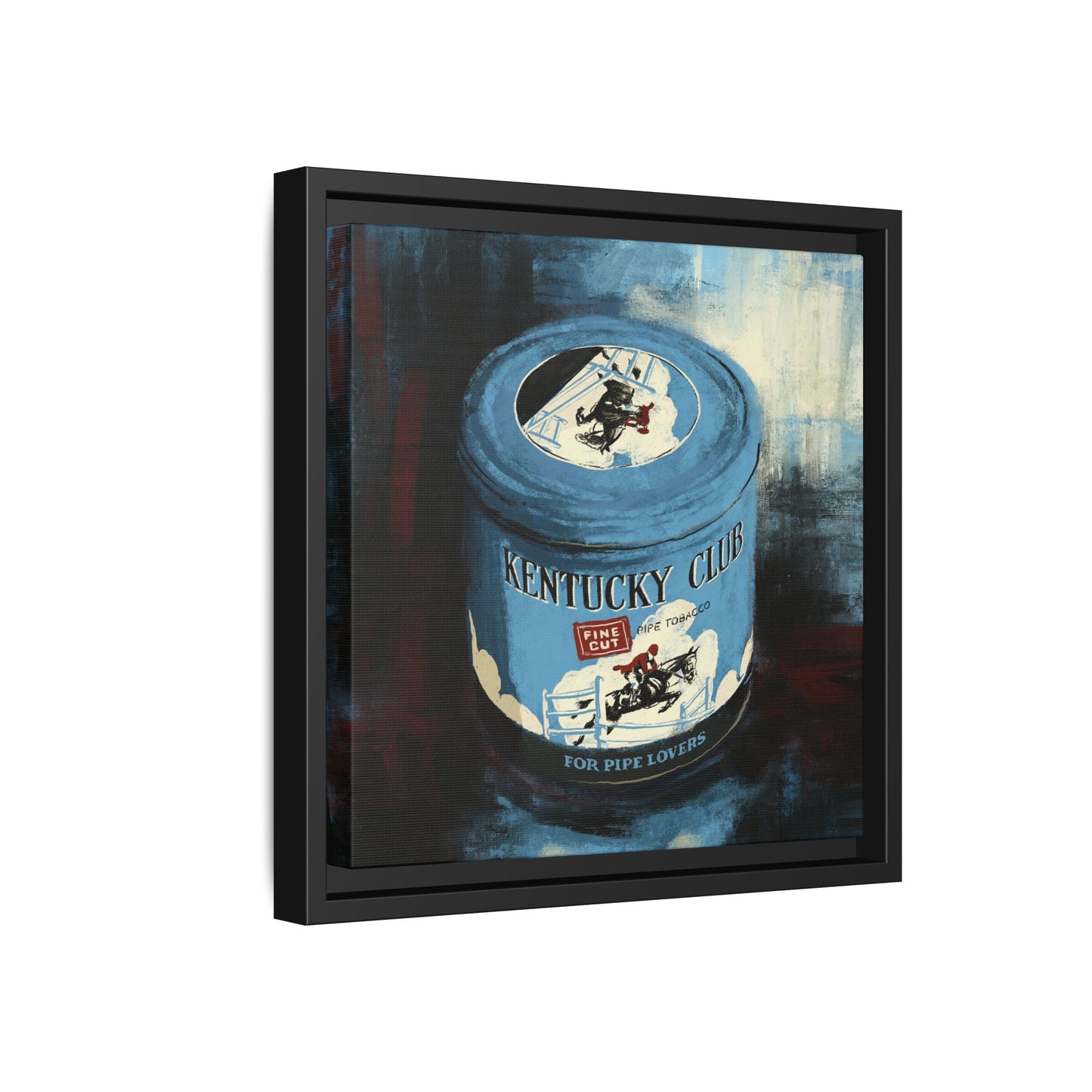 Kentucky Club Pipe Tobacco - Gallery Wrapped Canvas with Frame