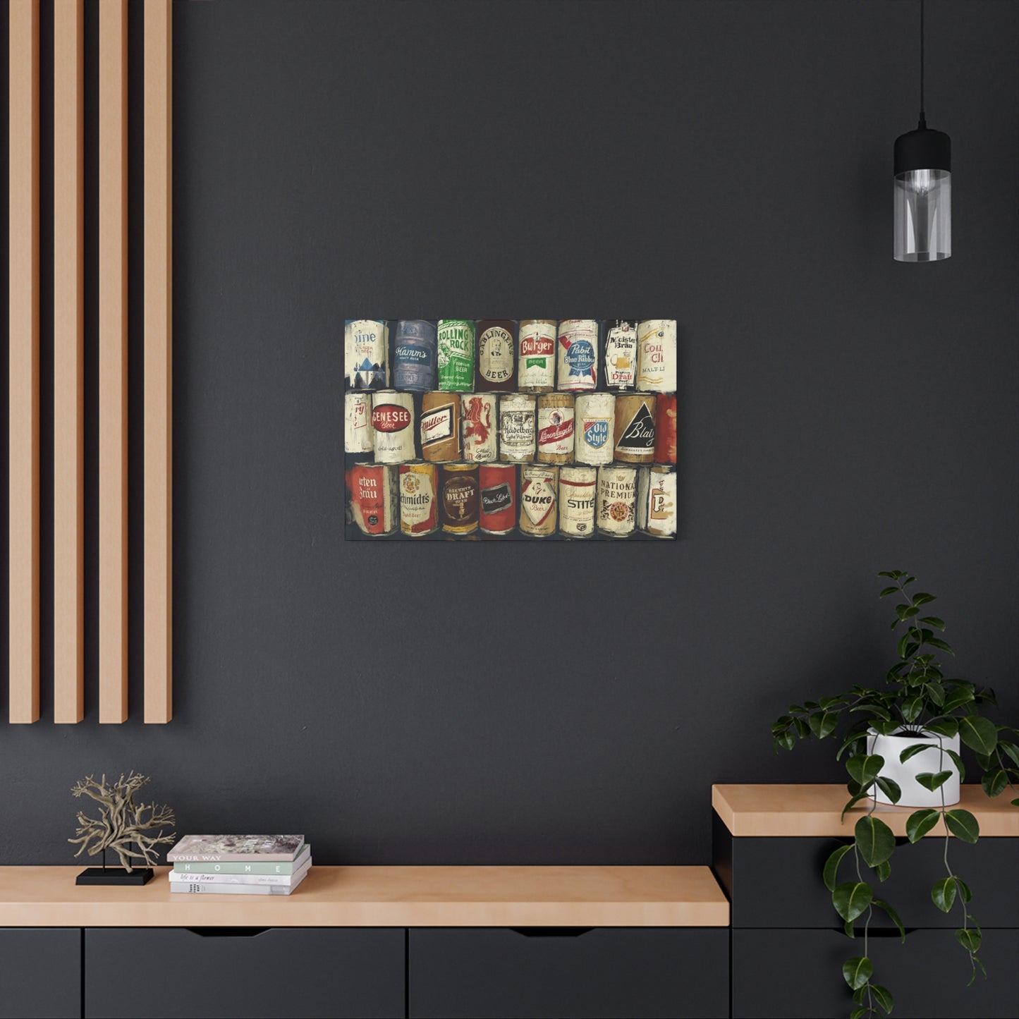 Wall of Brews Matte Canvas
