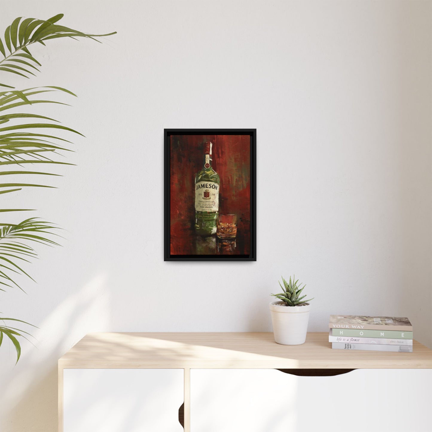 Neat & Cold – Gallery Wrapped Print with Black Frame