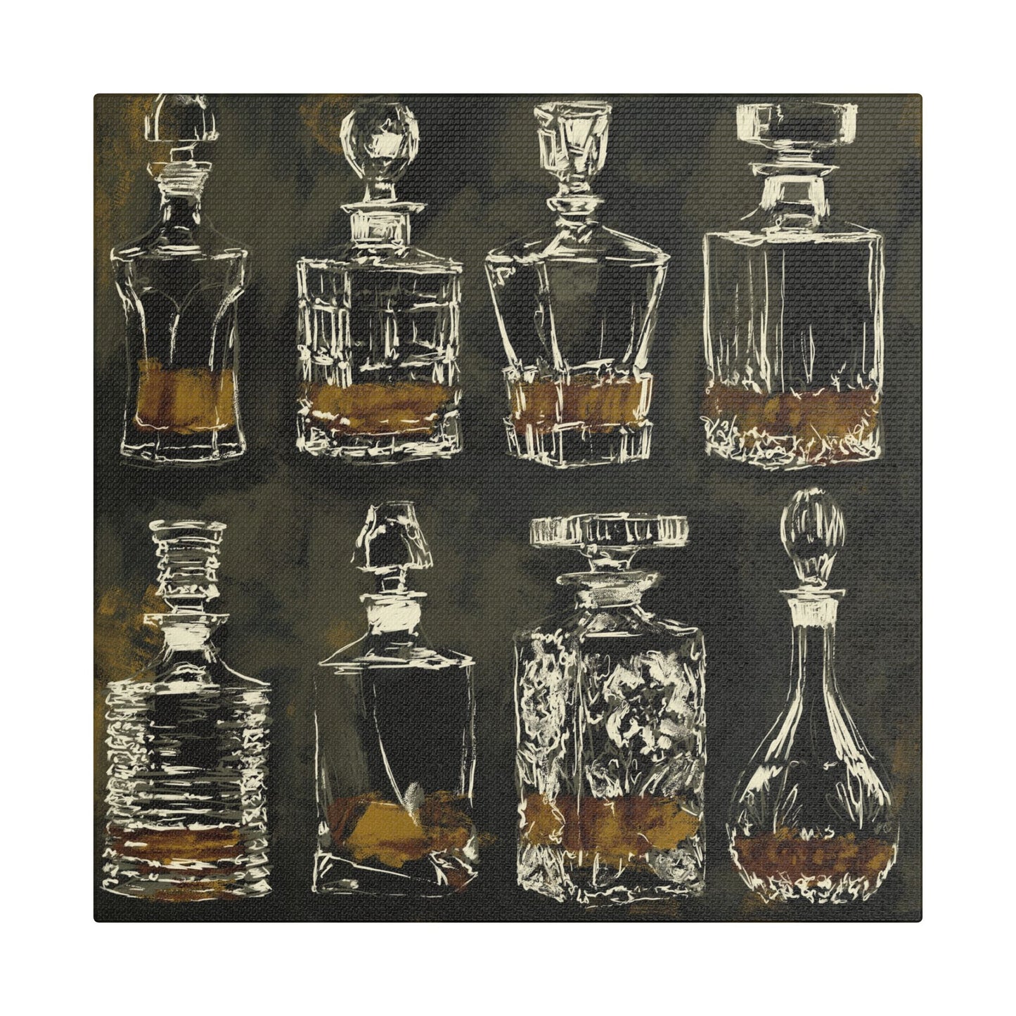 The Good Pour Whiskey Art Canvas