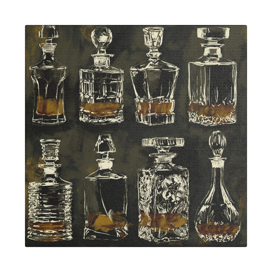 The Good Pour Whiskey Art Canvas