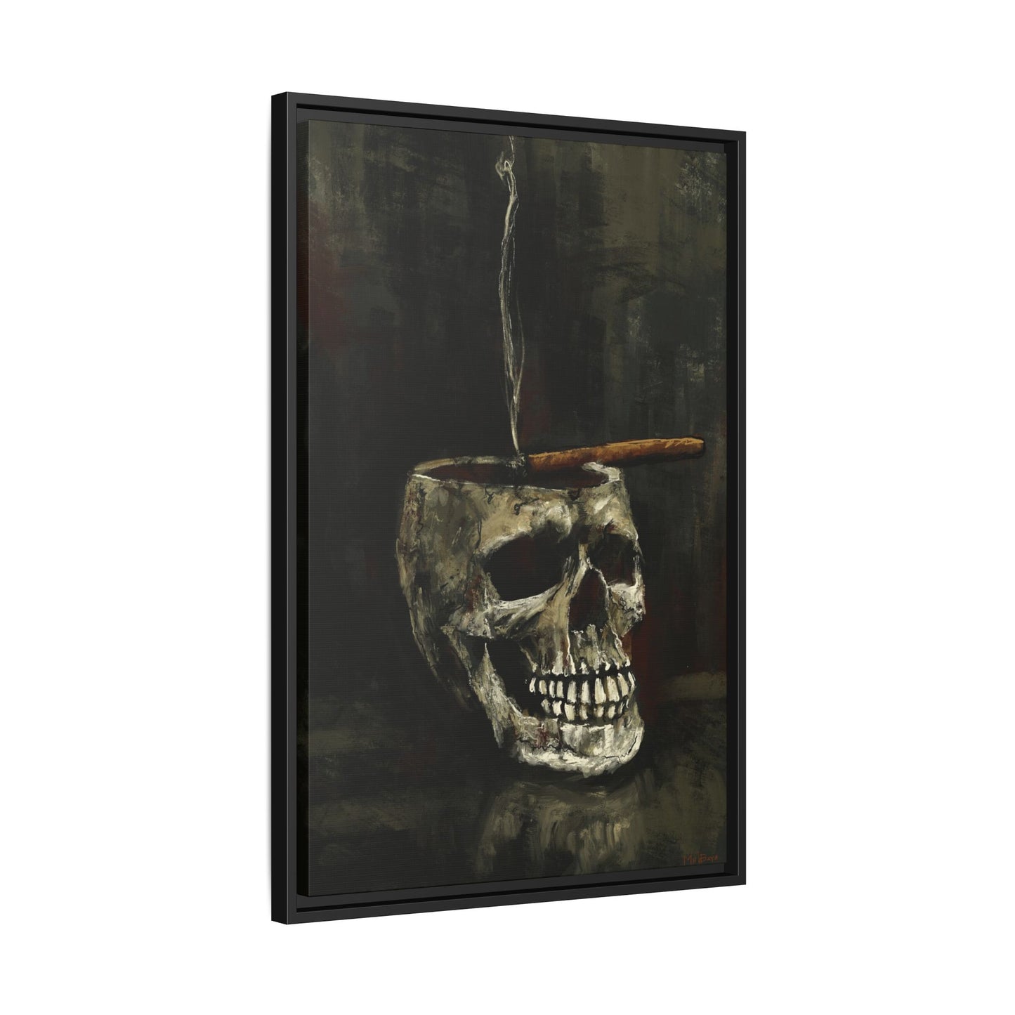 Evening Ritual -  Gallery Wrapped Print with Black Frame