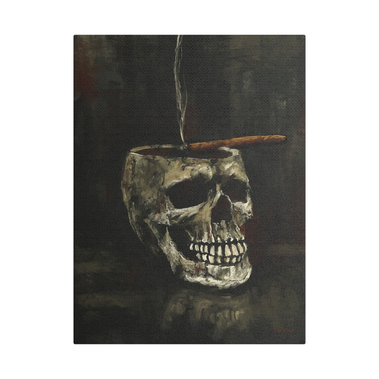 Evening Ritual - Satin Canvas Print