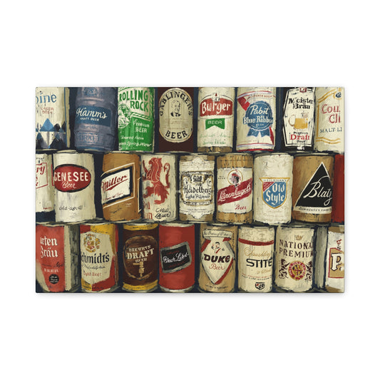 Wall of Brews Matte Canvas