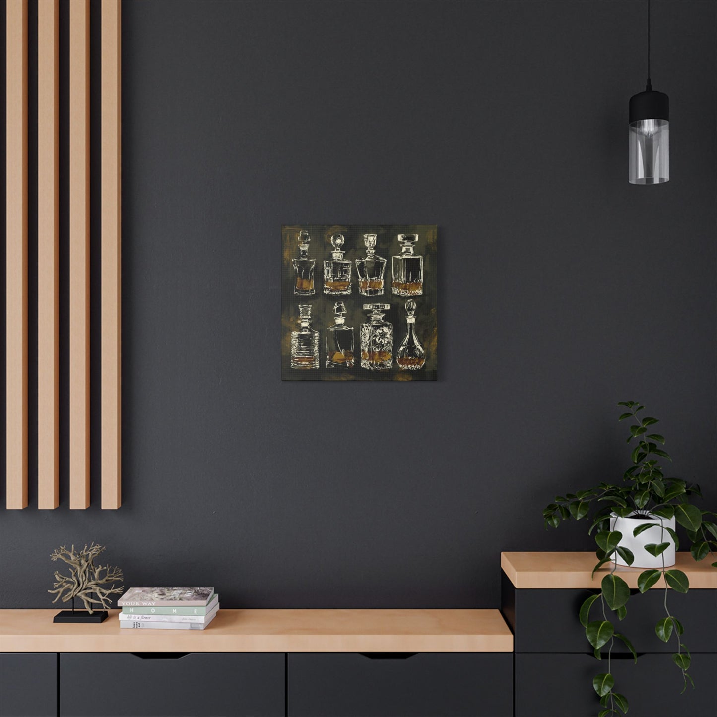 The Good Pour Whiskey Art Canvas