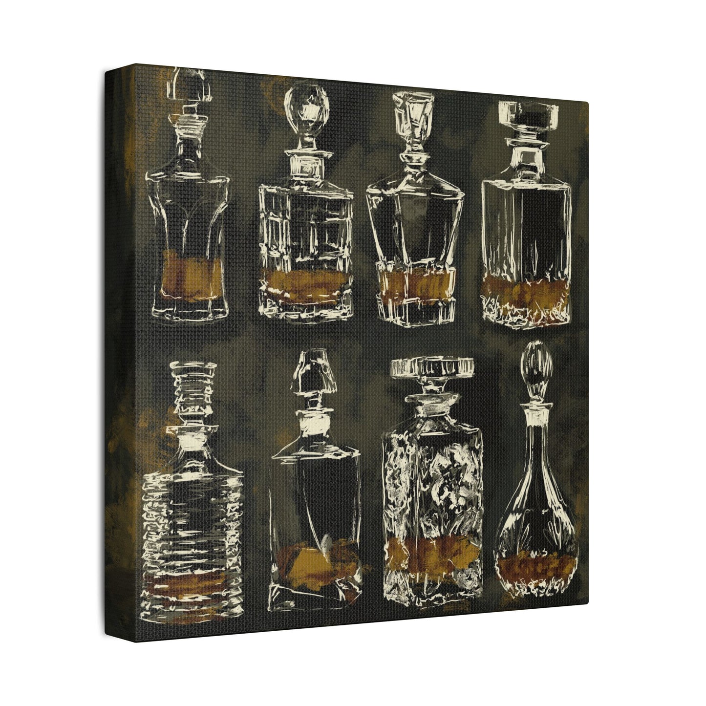 The Good Pour Whiskey Art Canvas