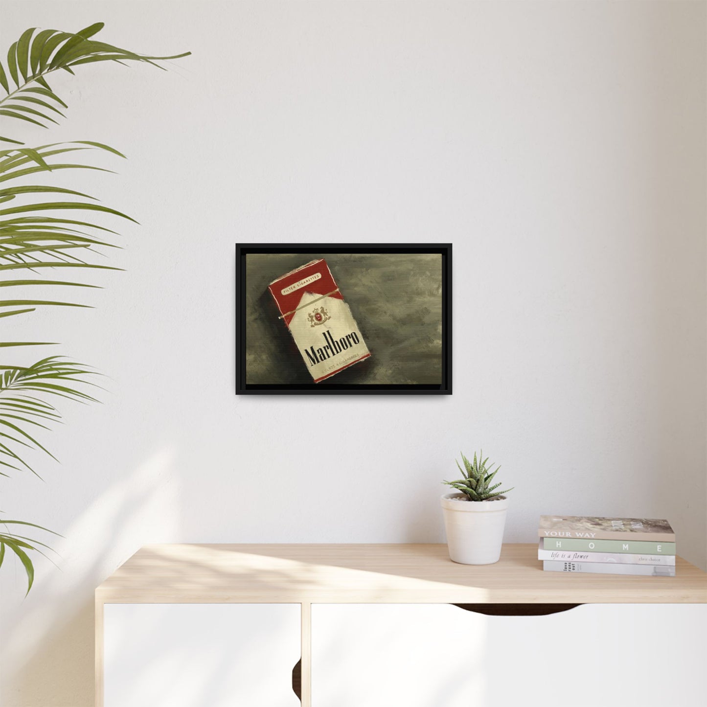 Vintage Reds - Gallery Wrapped Canvas with Black Frame