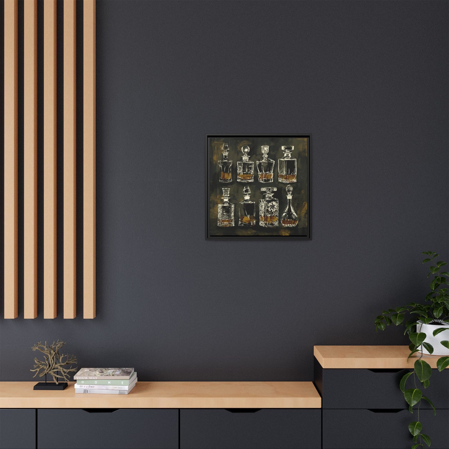 The Good Pour - Gallery Wrapped Canvas with Frame