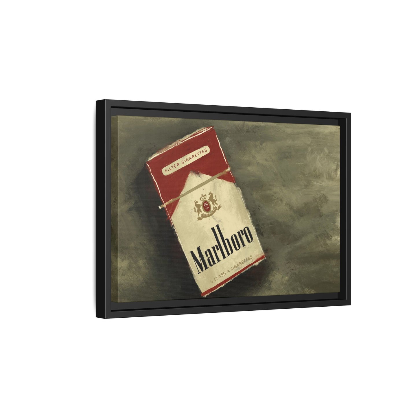 Vintage Reds - Gallery Wrapped Canvas with Black Frame