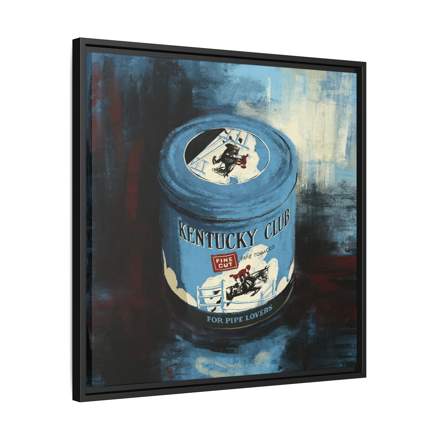Kentucky Club Pipe Tobacco - Gallery Wrapped Canvas with Frame