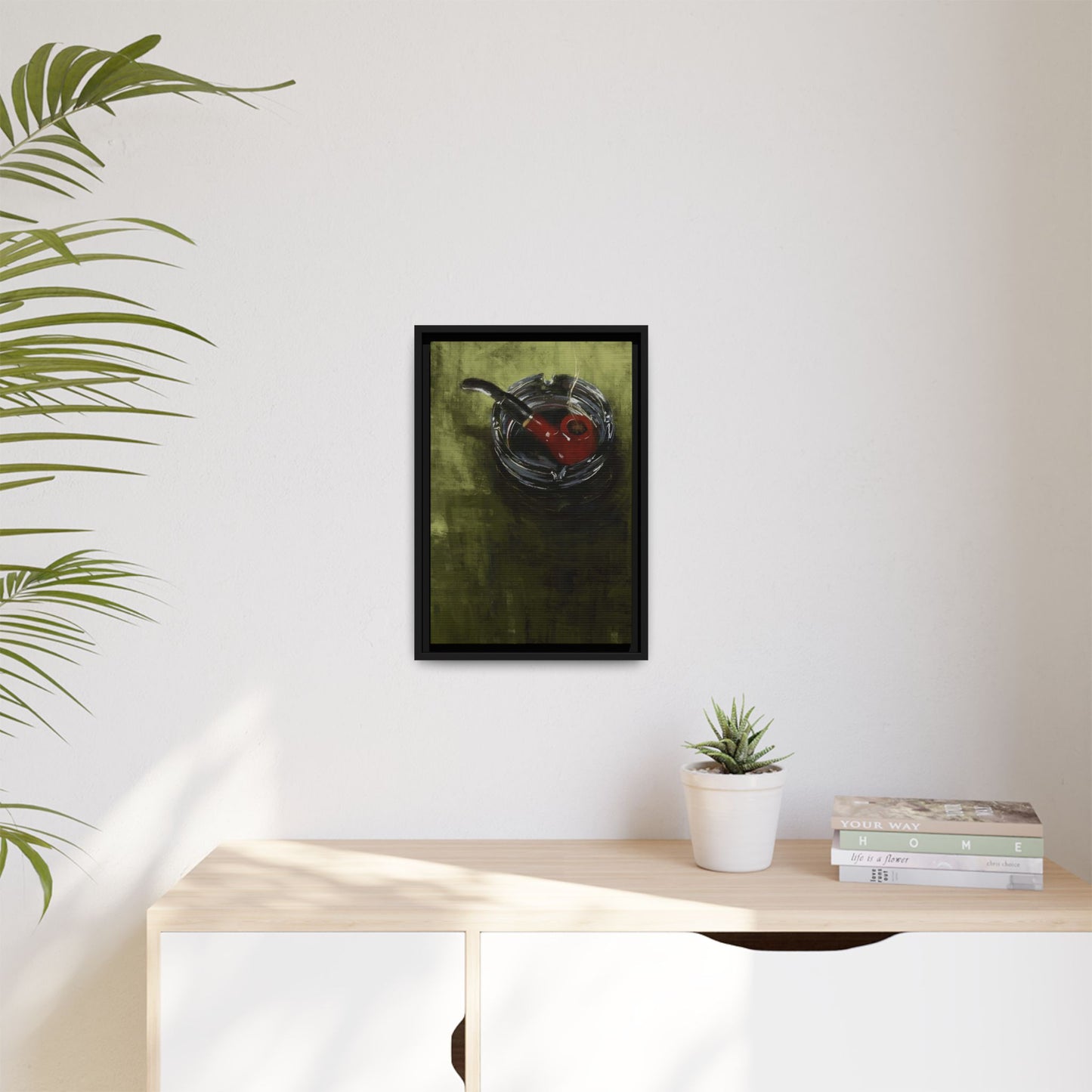 The Quiet Corner -  Gallery Wrapped Print with Black Frame