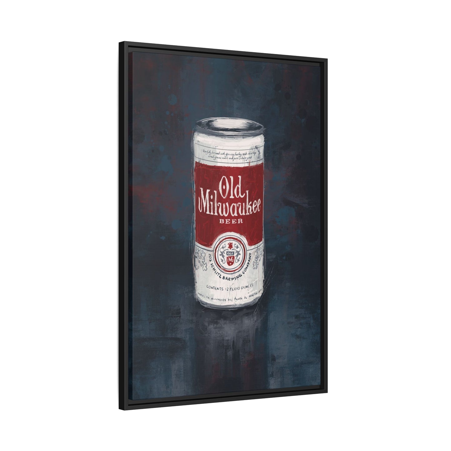 Red Label Memories - Gallery Wrapped Print with Black Frame