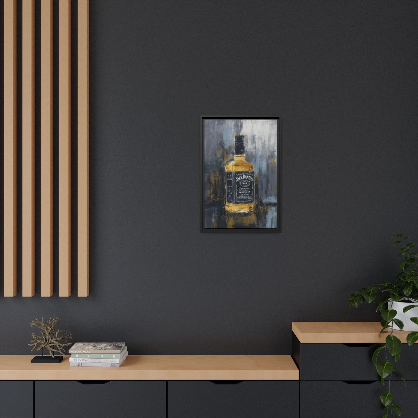 Tennessee Whiskey - Gallery Wrapped Print with Black Frame