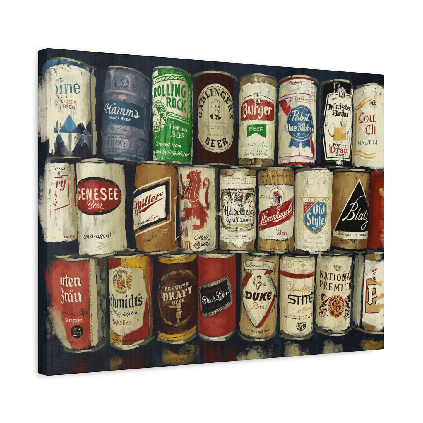 Wall of Brews Matte Canvas