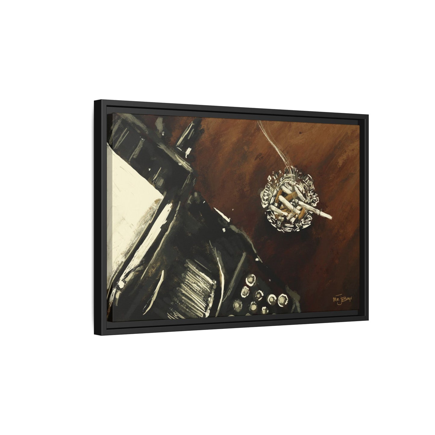 Midnight Inspiration - Gallery Wrapped Canvas with Black Frame