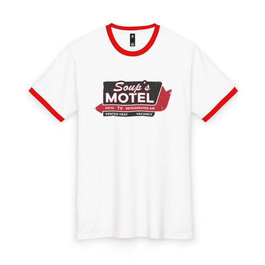 Soup’s Motel Sign Ringer Tee