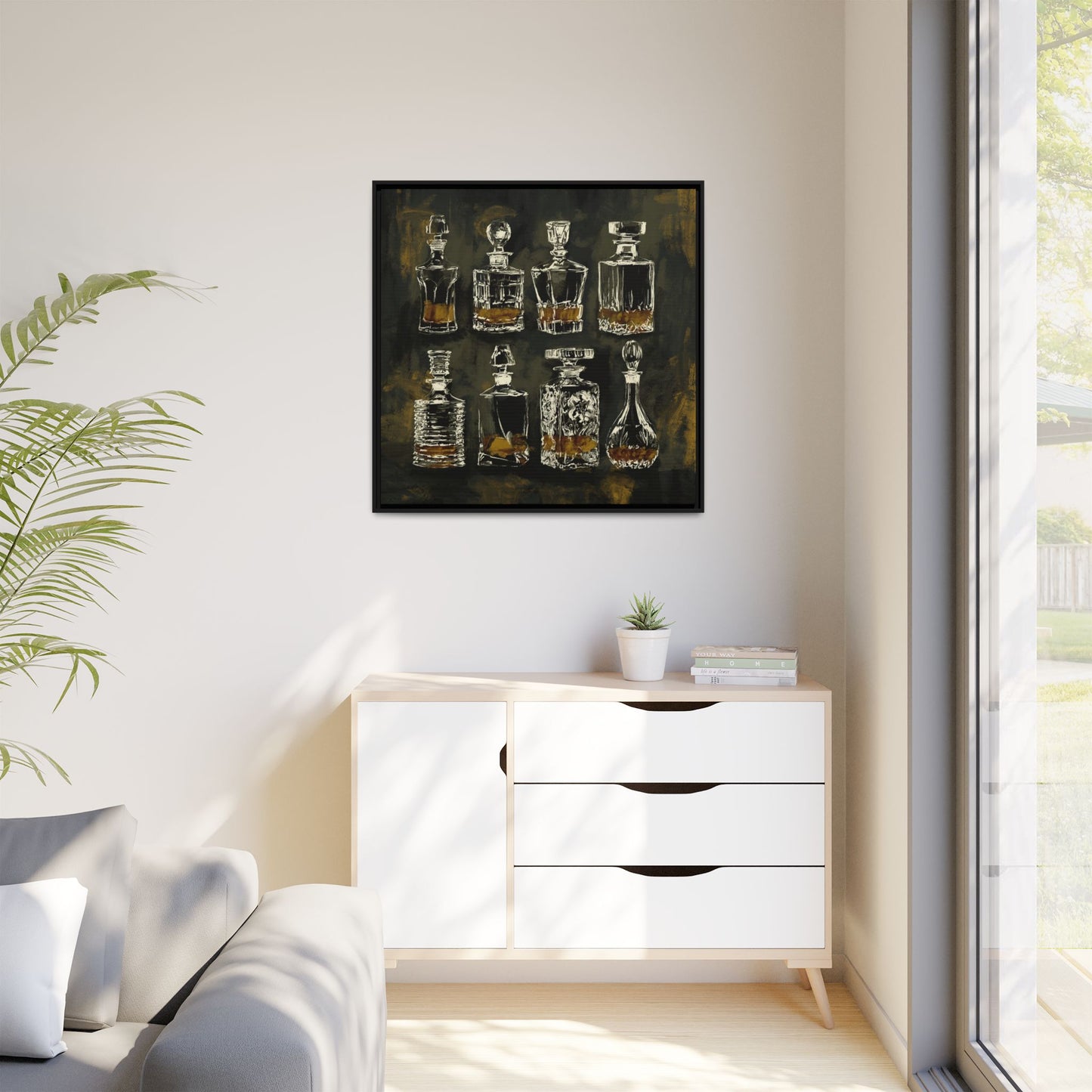 The Good Pour - Gallery Wrapped Canvas with Frame